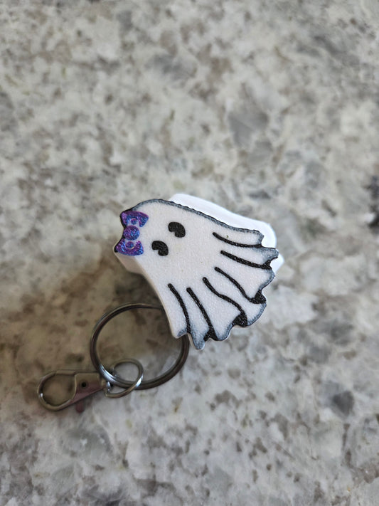 Ghost Keychain / Chapstick holder